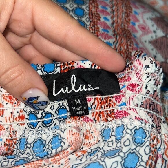 ✨ Lulu*s
Pink Relaxin Multiprint Casual Midi Dress✨ - Picture 7 of 7